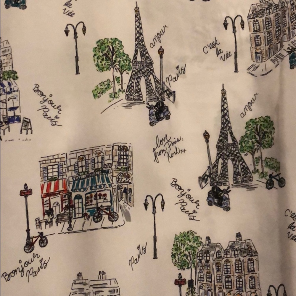 Paris Print Button Down - image 5